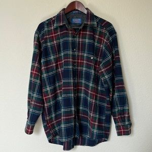 Pendleton Wool Plaid Shirt L